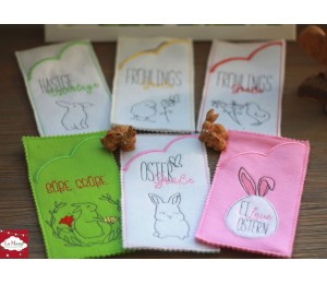 Stickserie ITH - Einsteckhüllen Ostern